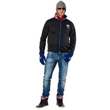 Nebulus Softshelljacke Garda - Chaqueta técnica para hombre, color negro, talla L