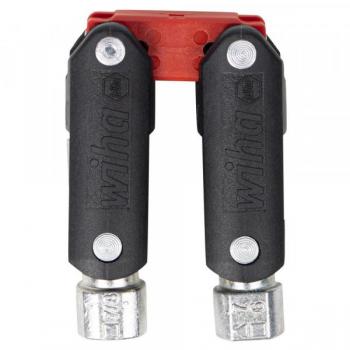 Llave universal Wiha con doble articulación, cabeza triangular, cabeza cuadrada y paletón doble (44001)