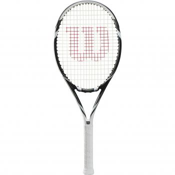 Wilson Six.Two TNS RKT W/O Raqueta de Tenis, Unisex Adulto, Negro / Blanco