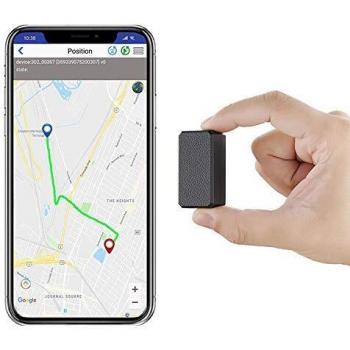 Hangang Mini Rastreador GPS Anti Ladrón Mini Rastreador GPS en tiempo real Rastreo GPS portátil Localizador de Pérdida de GPS para el bolso Monedero Bolsos Monederos para niños Documentos importantes