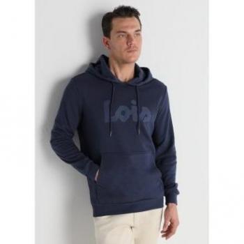 Sudadera con Capucha Lois Jeans 135261 - Marino