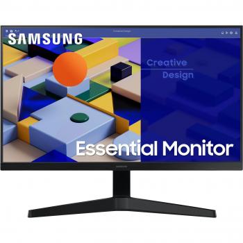 Samsung LS24C314EAU 24 LED IPS Full HD Monitor with FreeSync, 75Hz Refresh Rate, 5ms Response Time, HDMI, VGA, VESA Mount Compatible (100 x 100), Black