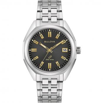 Bulova Classic Precisionist Jet Star Stainless Steel Grey Dial Quartz Men's Watch 96B415