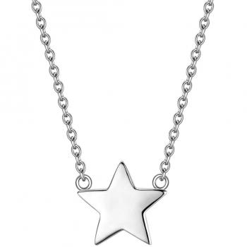 Collar de Estrella de Plata Esterlina para Dama con Extensión de 40+5 cm - Kette mit Anhänger X1120