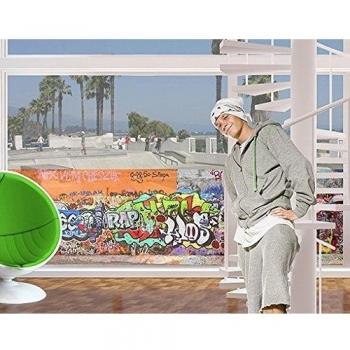 Apalis Mural de Ventana Graffiti, Dimensione:90cm x 311cm