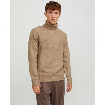 Jersey de punto cuello alto de hombre