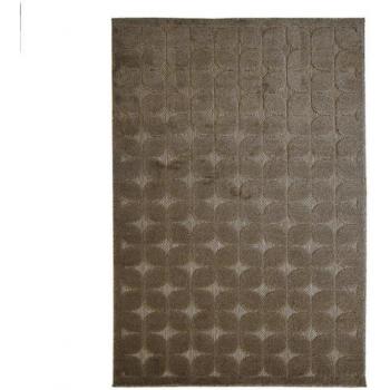 Tapete para exterior e interior NEW AGE FIFTIES con patrón años 50 en relieve beige 120 x 170 cm