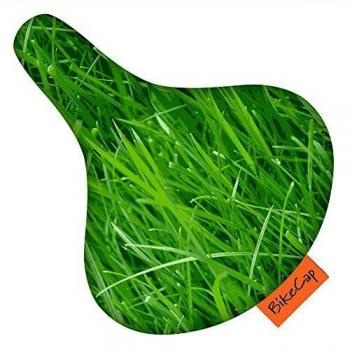 BikeCap Bike Seat Cover - Funda para Bicicletas, Color Verde, Talla Large