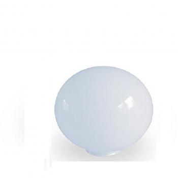 12.0cm de diámetro Blanca de vidrio esféricos pantalla de la lámpara. Circunferencia: 38cm, Cuello: 5.5cm de diámetro, Agujero: 4.6cm de diámetro