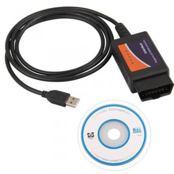 OBD2 OBDII V1.5 V1.5a - Cable de diagnóstico USB para coche
