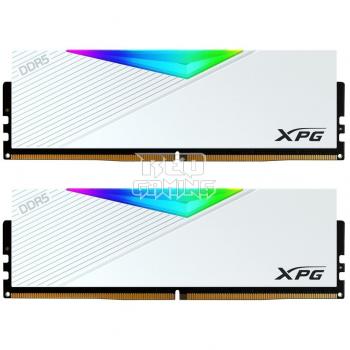 ADATA XPG Lancer RGB 32GB Kit (2x16GB) DDR5 6400MHz ECC PC Memory - White