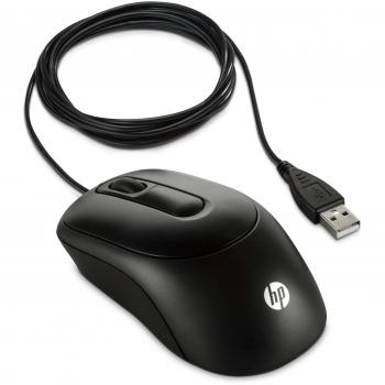 Ratón Óptico HP X900 con Cable USB, 1000DPI, Scroll y 3 Botones - Negro