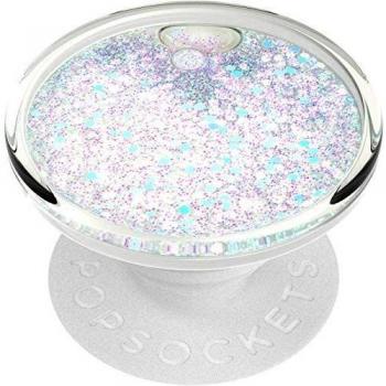 Soporte Extensible y Plegable PopSocket - Tidepool Halo Blanco - Gama Luxe