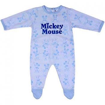 CERDÁ LIFE'S LITTLE MOMENTS 2200006915_T06M-C56 Pelele Bebe Niño Mickey Mouse, Azul, 6 Meses para Bebés