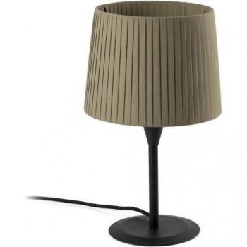 Lámpara de mesa Samba Tela, acero 48,5 Cm, sobremesa negra/encintada verde