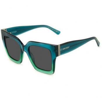 Jimmy Choo EDNA/S Women's Sunglasses 52mm Blue Grey Acetate