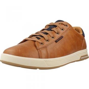 Zapatillas Deportivas Skechers Cavell para Hombre, Talla 40 EU, Color Marrón, con Air-Cooled Memory Foam