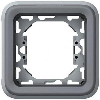 Legrand - 069681 placa 1 elem. gris plexo ii comp. Ref. 6565140452