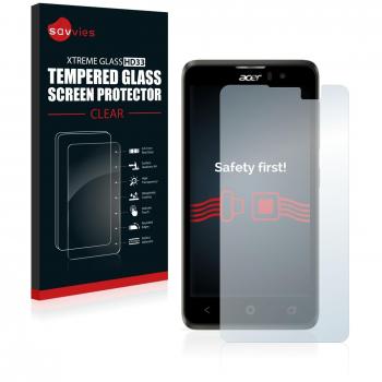 Savvies Protector Cristal Templado Acer Liquid Z520 / Z520 Plus Protector Pantalla Vidrio - Dureza 9H