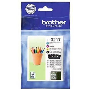 Brother lc3217val cartucho de tinta – negro/cian/magenta/amarillo