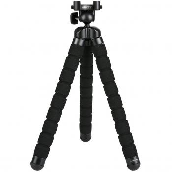 AUKEY Trípode Camara Flexible Mini 360°con Rosca 1/4 Gorillapod Trípode para iPhone 7 / 6s Plus / 6 , Samsung Note 8 / S8 , Teléfonos Android , Trípode Vídeo para Cámara Digital , Gopro y DSLR