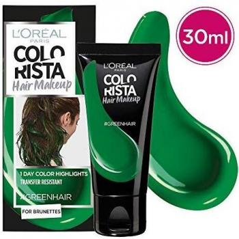 L'Oréal Paris Colorista Green Hair Makeup, Semi-Permanent Hair Dye, 30 ml