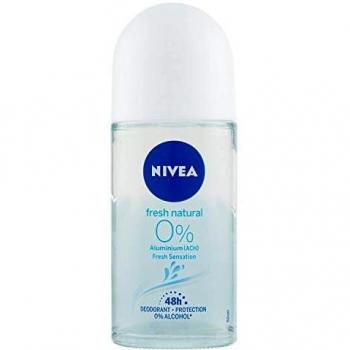 NIVEA Fresh Natural Aluminum-Free Roll-On Deodorant 50 ml