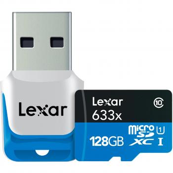 Lexar High Performance - Tarjeta de memoria 633x microSDXC de 128 GB