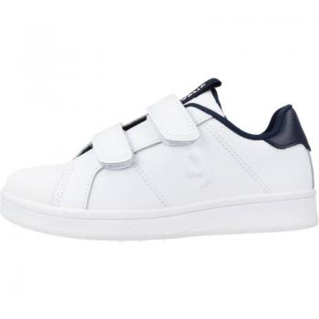 Garvalín Zapatillas Deportivas Colegiales Blancas para Niños, Flexibles con Doble Cierre Adherente, Modelo G 231750