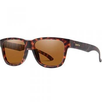 Smith Lowdown Slim 2 Polarized Sunglasses, Matte Tortoise Frame with ChromaPop Brown Lens
