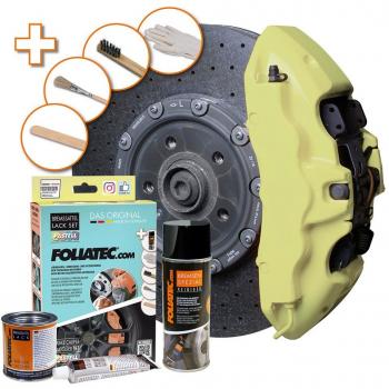 Set de pintura para pinzas de freno Foliatec FO2221 Vainilla Amarillo