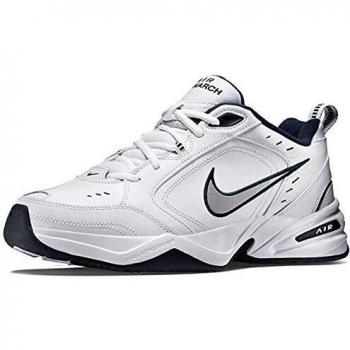 Nike Air Monarch IV Men's Cross Training Shoes - White (Size 42)