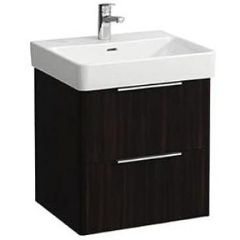 Mueble bajo para lavabo LAUFEN Base, 2 cajones, 520x440x530mm, color ulme oscuro