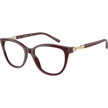 Emporio Armani EA3190 5576 Women's Eyeglasses Burgundy Size 53 - Blue Light Block Available