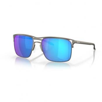 Oakley Holbrook Ti Matte Gunmetal Polarized Sunglasses with Prizm Sapphire Lenses