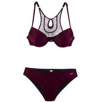 Protest Bikini Lusty BCUP Mujer Mujer Color Beet Red Talla: L