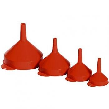 CORA 001128255 Conjunto de 4 embudos, diámetro 50/70 / 90 y 115 mm