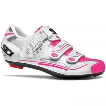 Sidi Genius 7 – zapatos de ciclista Mujer Blanco/Rosa, unisex, 38