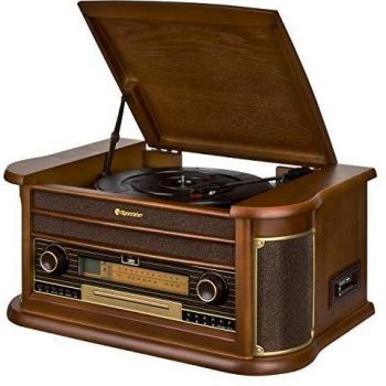 Roadstar HIF-2030 BT - Sistema audio con Bluetooth y función encoding, estilo vintage