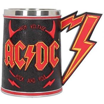 Jarro de Poliresina y Acero Inoxidable AC/DC Pintado a Mano con Licencia Oficial