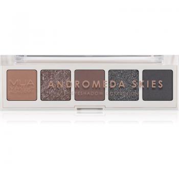 MUA Makeup Academy Professional 5 Shade Palette Eyeshadow Palette Shade Andromeda Skies 3.8 g