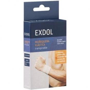 Muñequera Elástica Transpirable Beige T-S/M 1ud