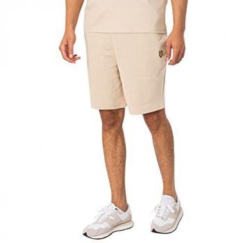 Lyle & Scott Men's Beige Logo Sweat Shorts