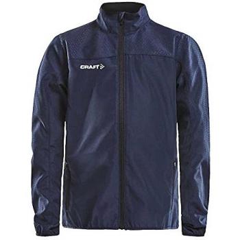 Craft Rush Children's Windbreaker - Lightweight, Water-Resistant, Blue (Ages 8-10)