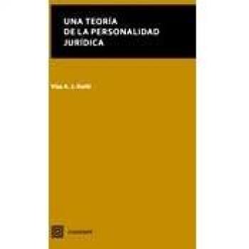 Una teoría de la personalidad jurídica