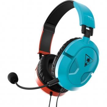 Turtle Beach Recon 50 Wired Gaming Headset - Blue/Red, Compatible with Nintendo Switch, Xbox Series X|S, Xbox One, PS5, PS4, PC & Mobile, 3.5mm Connection