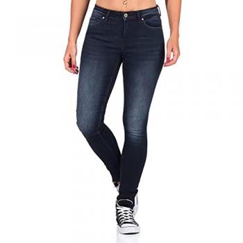 Only Kendell Regular Skinny Fit Ankle Jeans - Dark Blue Denim