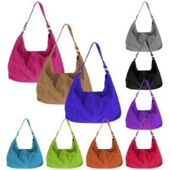 OBC fabricado en italy Mujer funda piel ante terciopelo bolsa de piel XXL Bolso shopper hombro de DIN A4 Genuine Leather bag Vera pelle Laptop/Tablet/iPad 10 - 15 pulgadas 47 x 29 x 13 cm