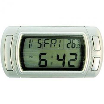 Carpoint 1023415 - Reloj con calendario y termómetro