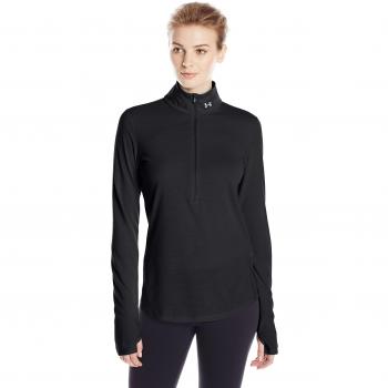 Under Armour Streaker 1/2 Zip Sudadera, Mujer, Negro, M